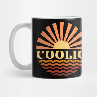 Graphic Circles Coolio Name Lovely Styles Vintage 70s 80s 90s Mug